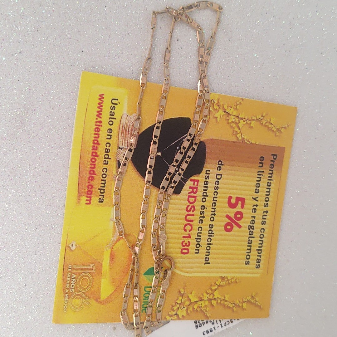 CADENA ORO 14 K 3.3 GRMS (SEMINUEVO)