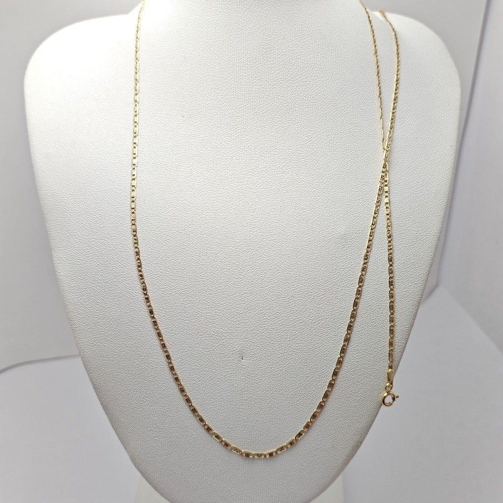 CADENA ORO, ORO COMBINADO 14 K 3.4 GRMS (SEMINUEVO)