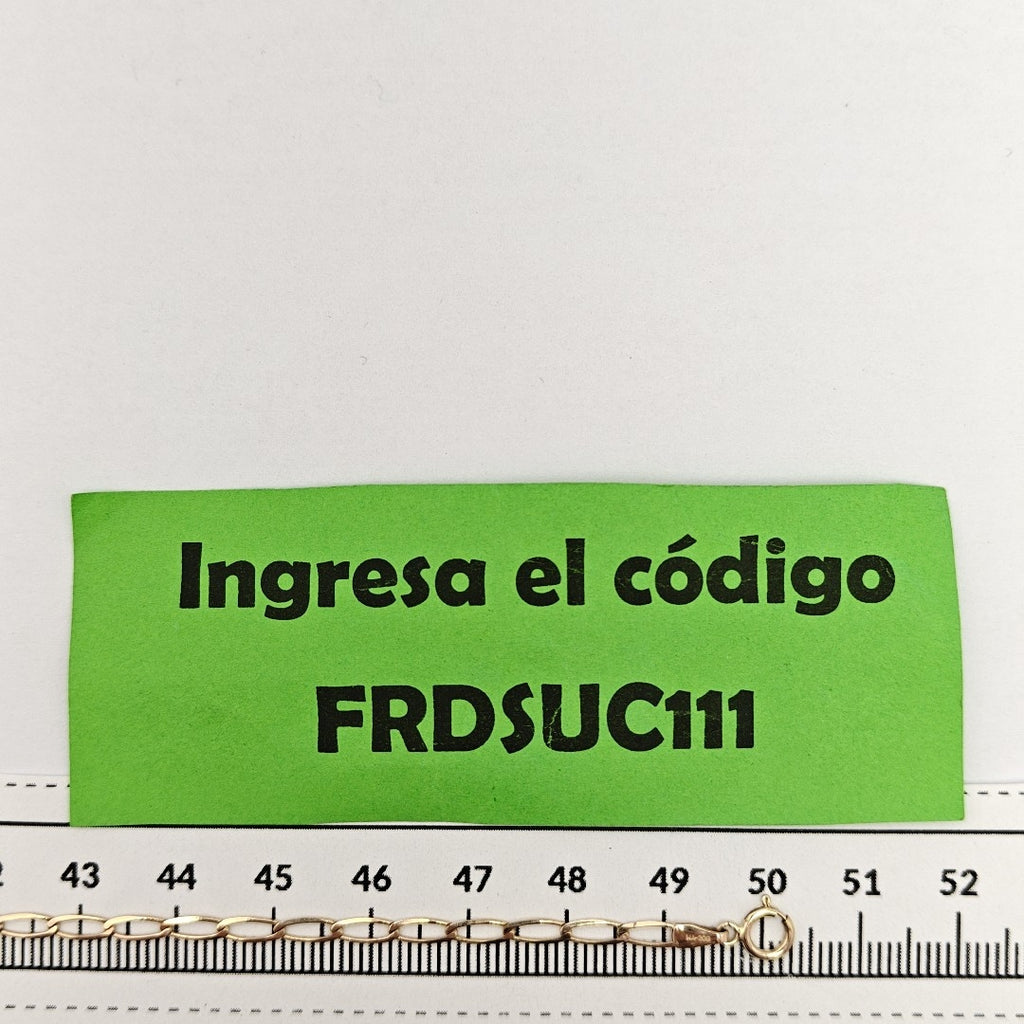 CADENA ORO 14 K 3.4 GRMS (SEMINUEVO)