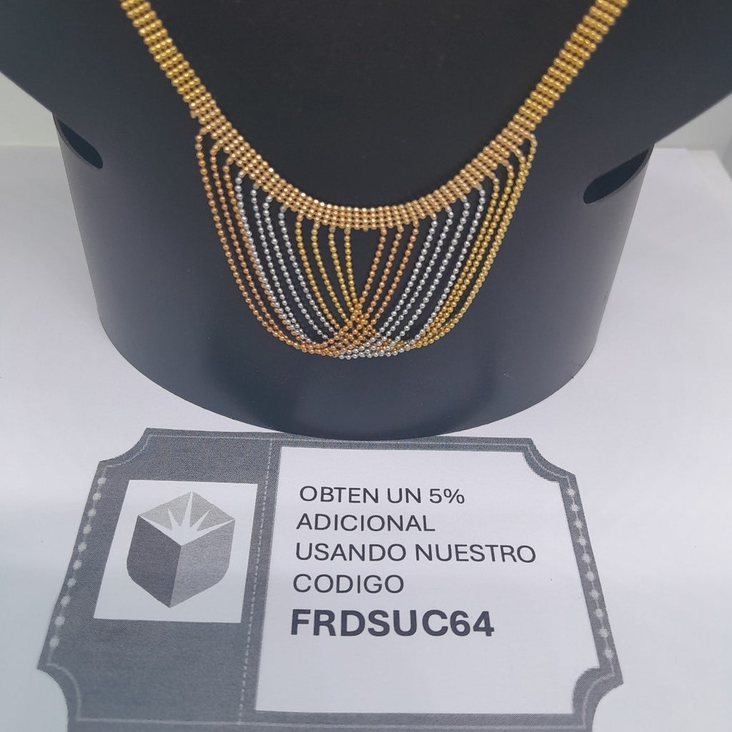 GARGANTILLA ORO 14 K 9.3 GRMS (SEMINUEVO)