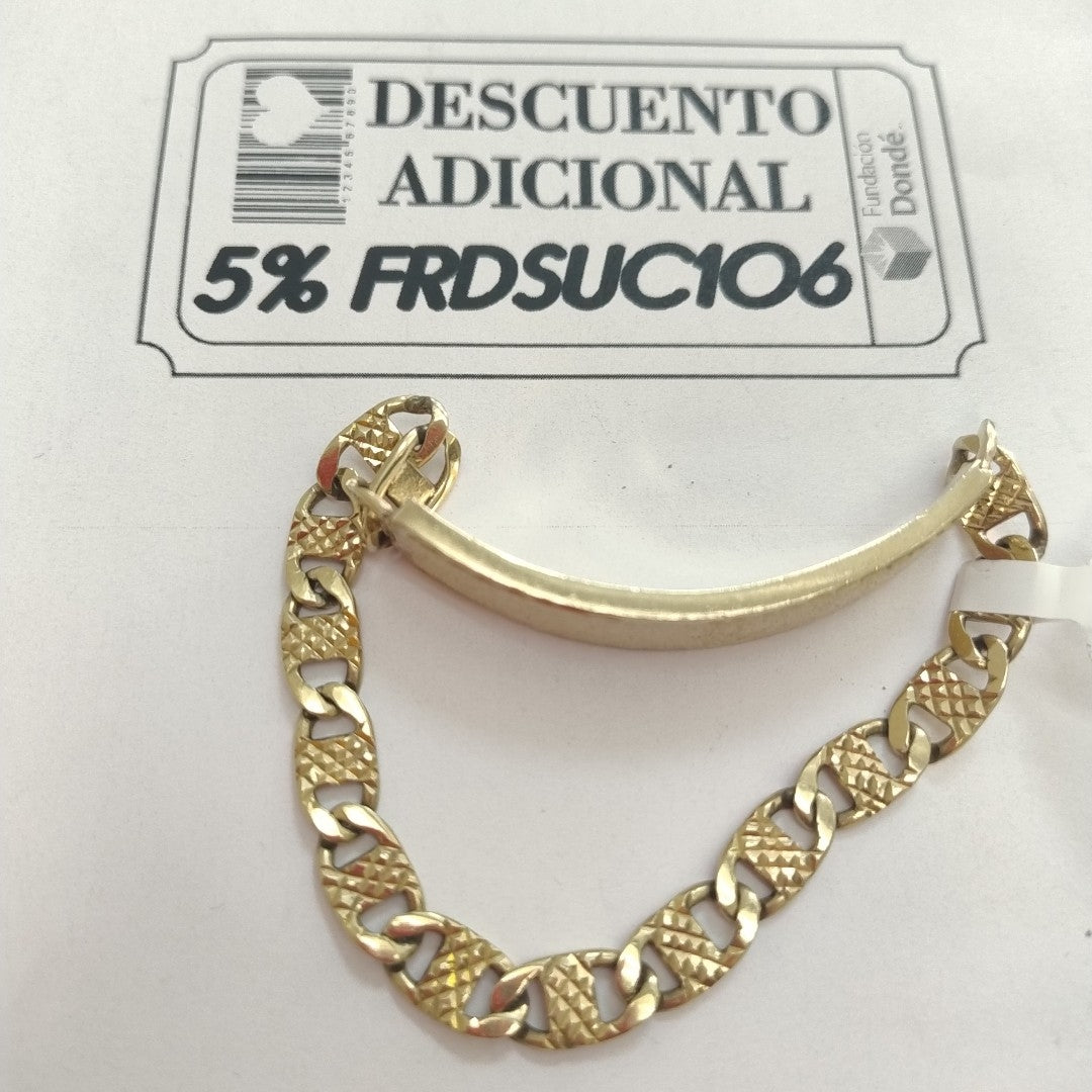 ESCLAVA ORO 10 K 17 GRMS (SEMINUEVO)