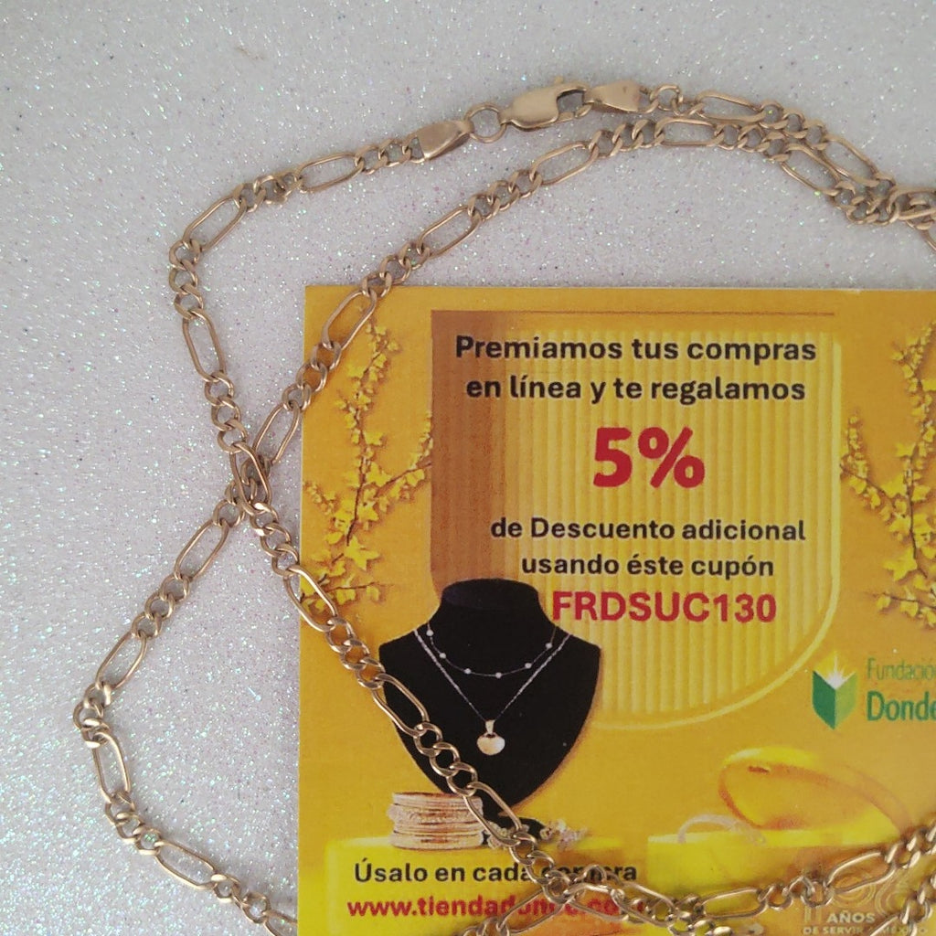 CADENA ORO 14 K 8.1 GRMS (SEMINUEVO)