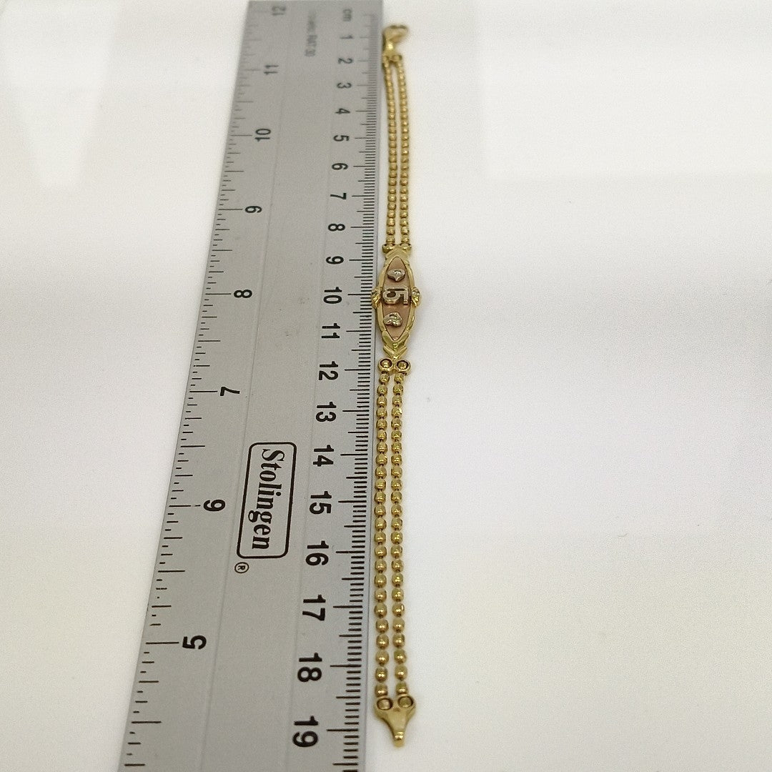 PULSERA ORO 14 K 7,30 GRMS (SEMINUEVO)