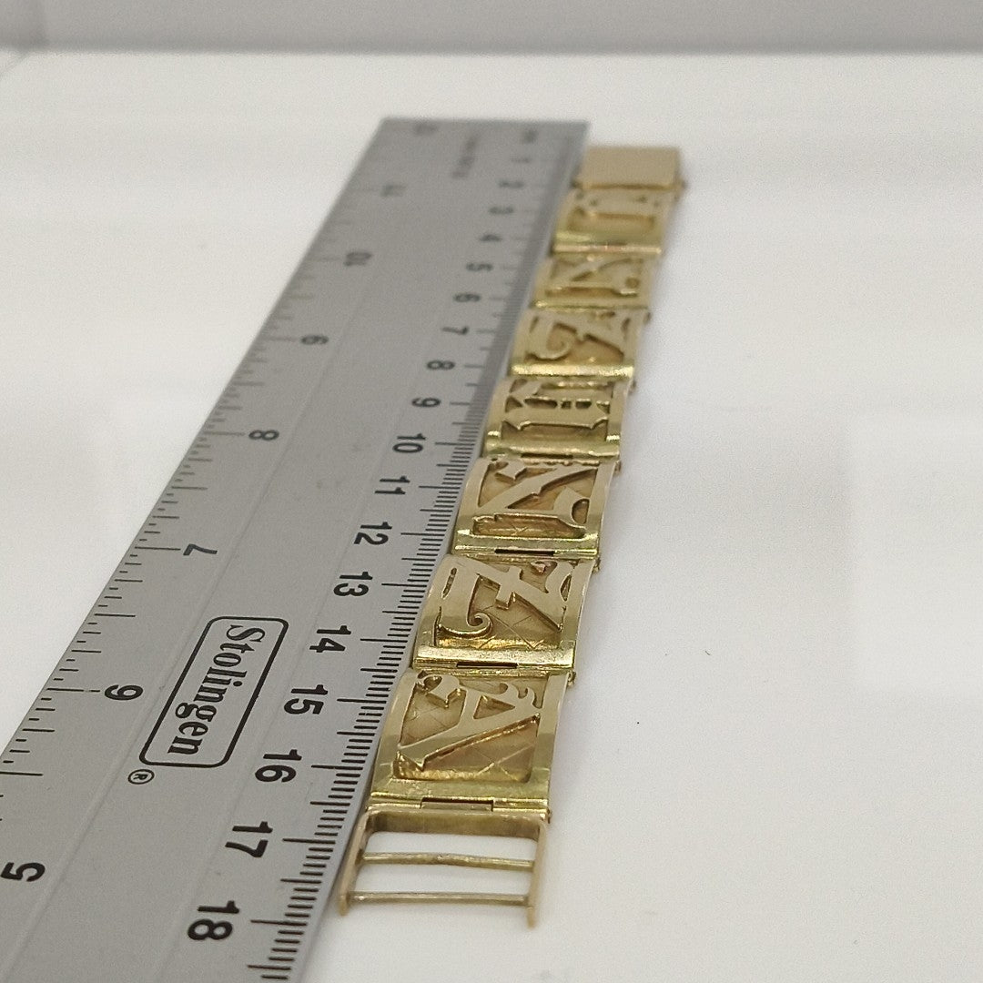 PULSERA ORO 10 K 21,40 GRMS (SEMINUEVO)