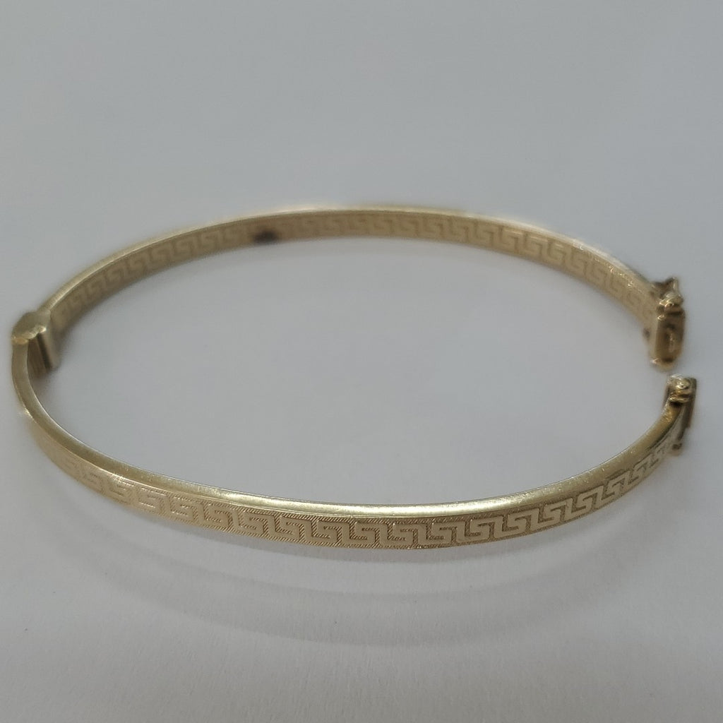 PULSERA RIGIDA ORO 10 K 5.7 GRMS (SEMINUEVO)