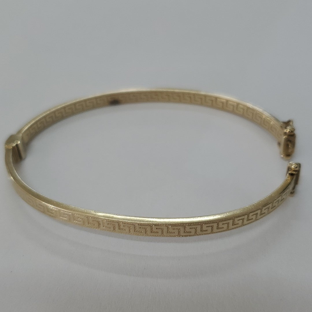 PULSERA RIGIDA ORO 10 K 5.7 GRMS (SEMINUEVO)