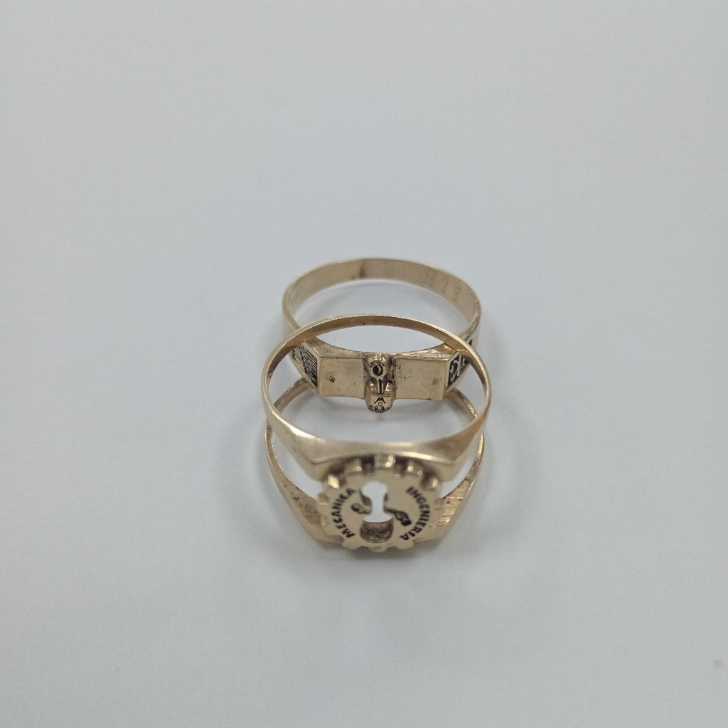 ANILLO DE GRADUACIÓN ORO 14 K 7 GRMS (SEMINUEVO)