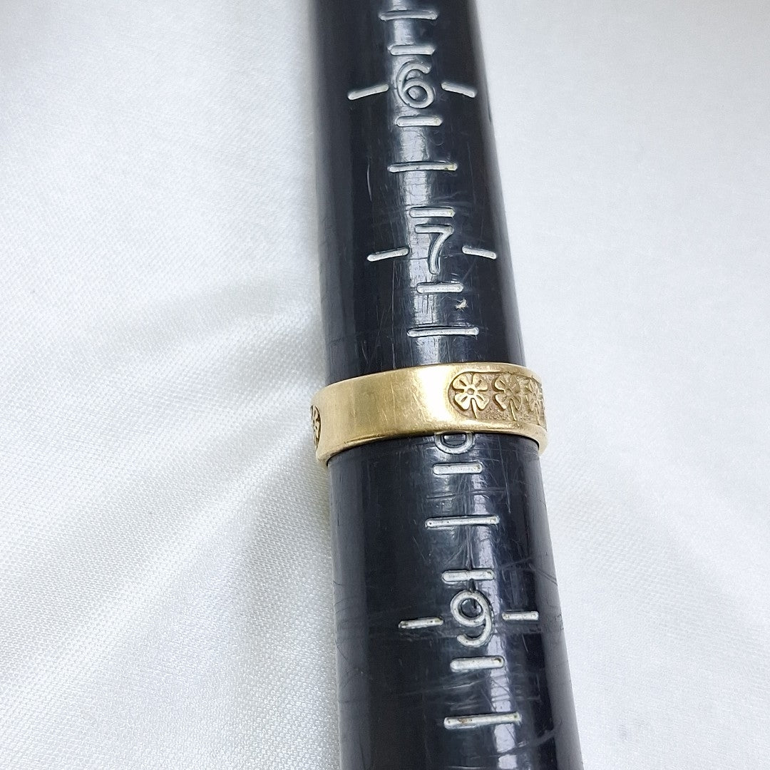 ARGOLLA DE LA SUERTE ORO 14 K 4.4 GRMS (SEMINUEVO)