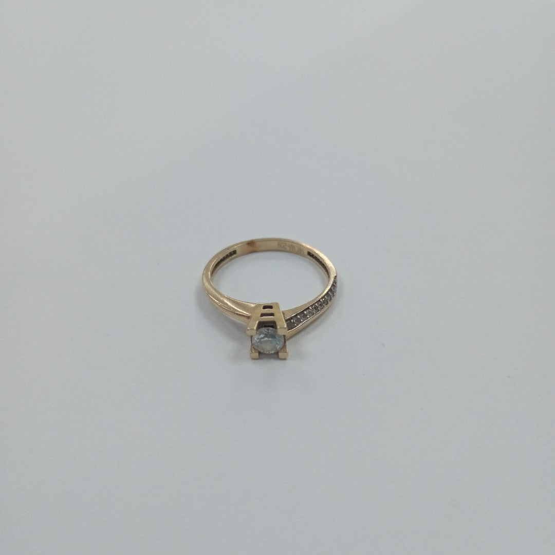 SOLITARIO ORO 14 K 2 GRMS (SEMINUEVO)