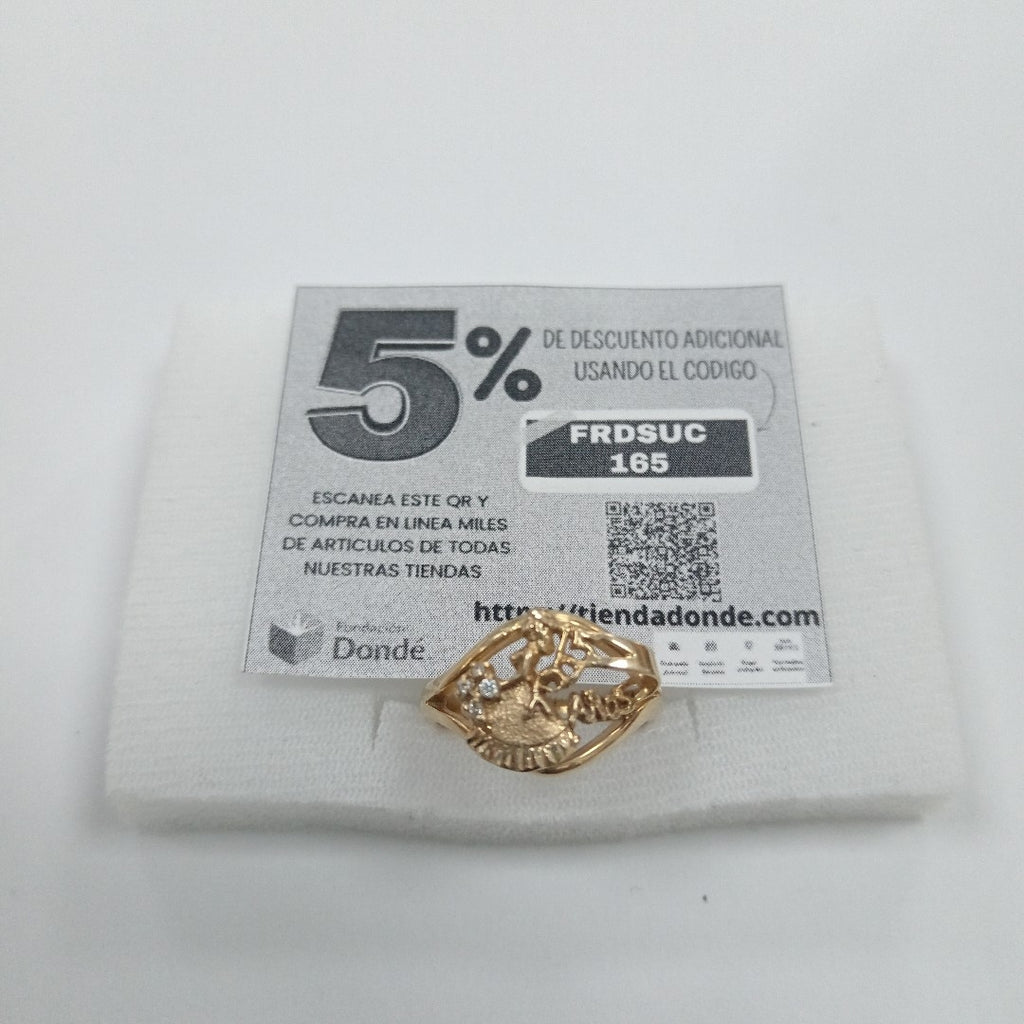 ANILLO ORO 14 K 5.1 GRMS (SEMINUEVO)