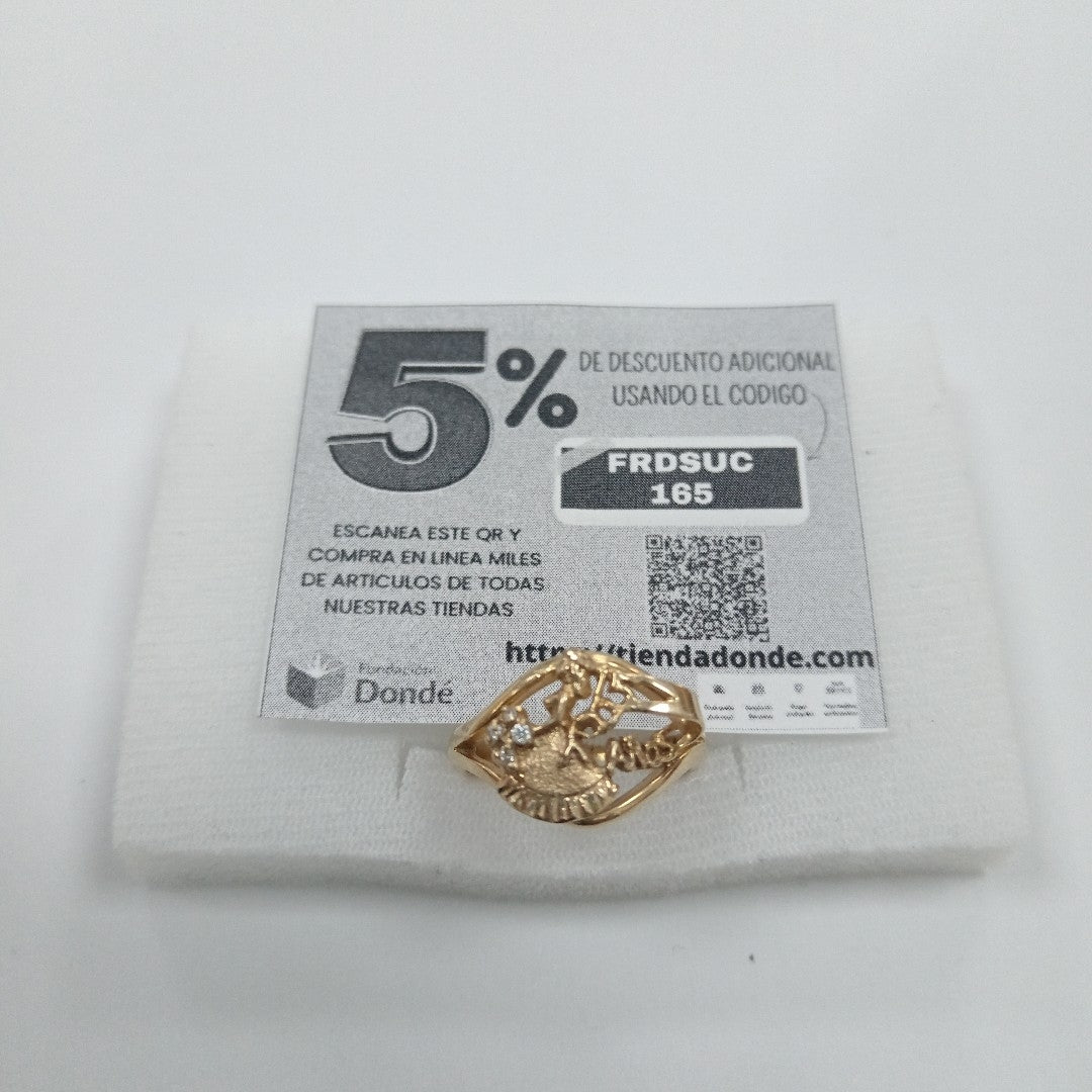 ANILLO ORO 14 K 5.1 GRMS (SEMINUEVO)