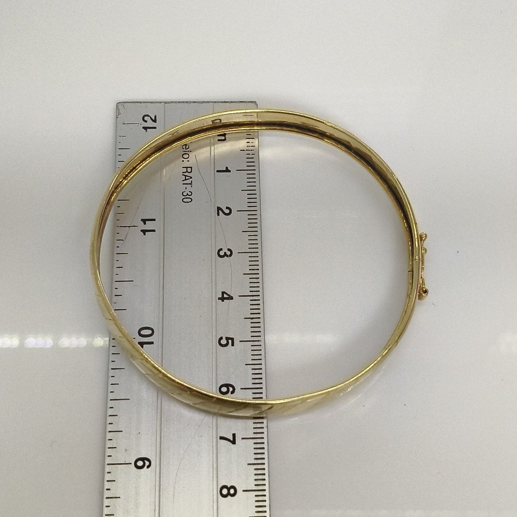 PULSERA RIGIDA ORO 14 K 9 GRMS (SEMINUEVO)