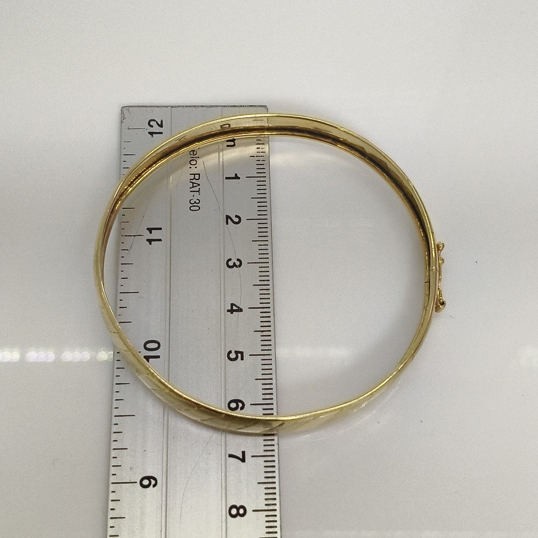 PULSERA RIGIDA ORO 14 K 9 GRMS (SEMINUEVO)