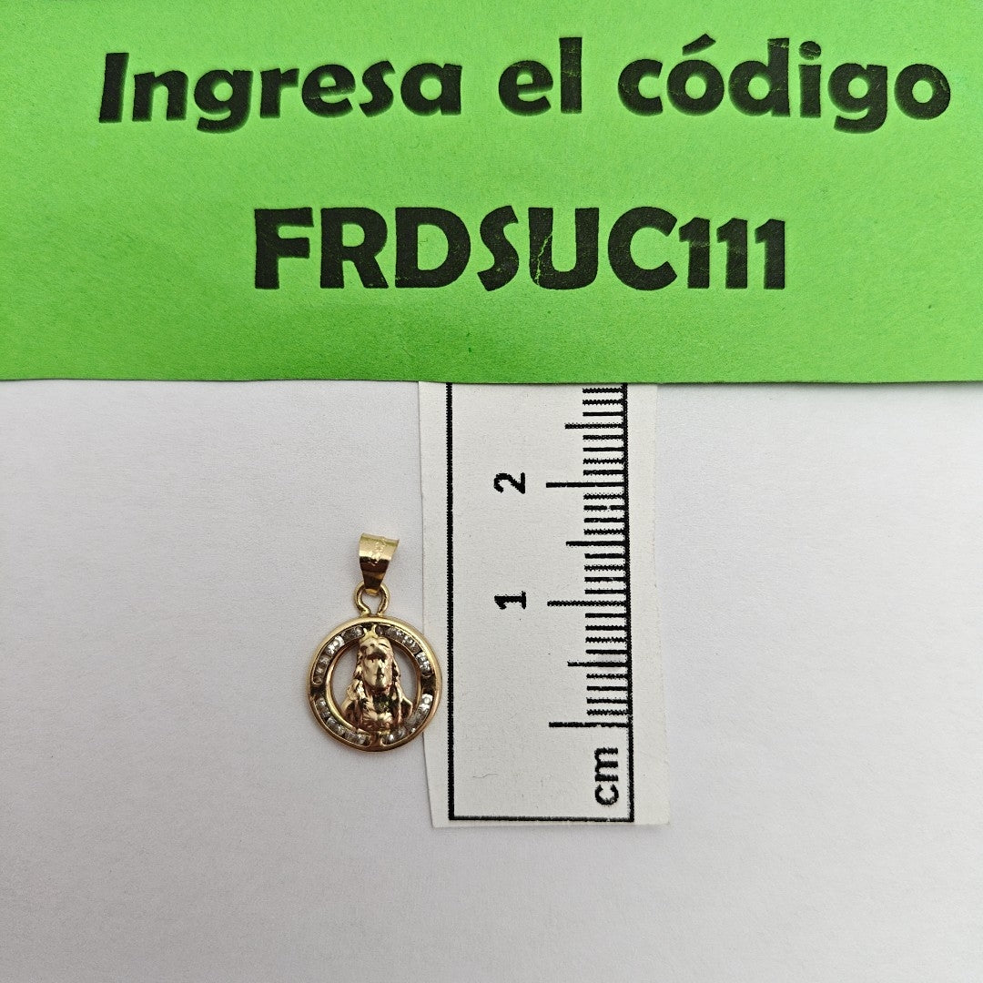 MEDALLA RELIGIOSA ORO 14 K 0,60 GRMS (SEMINUEVO)