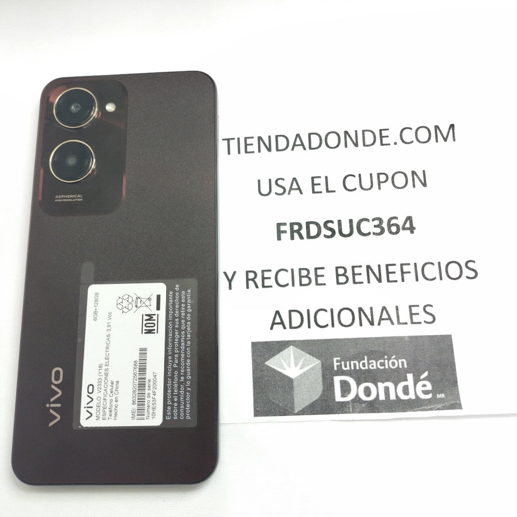 CELULAR VIVO Y18 V2333 128 GB 6 GB (SEMINUEVO)