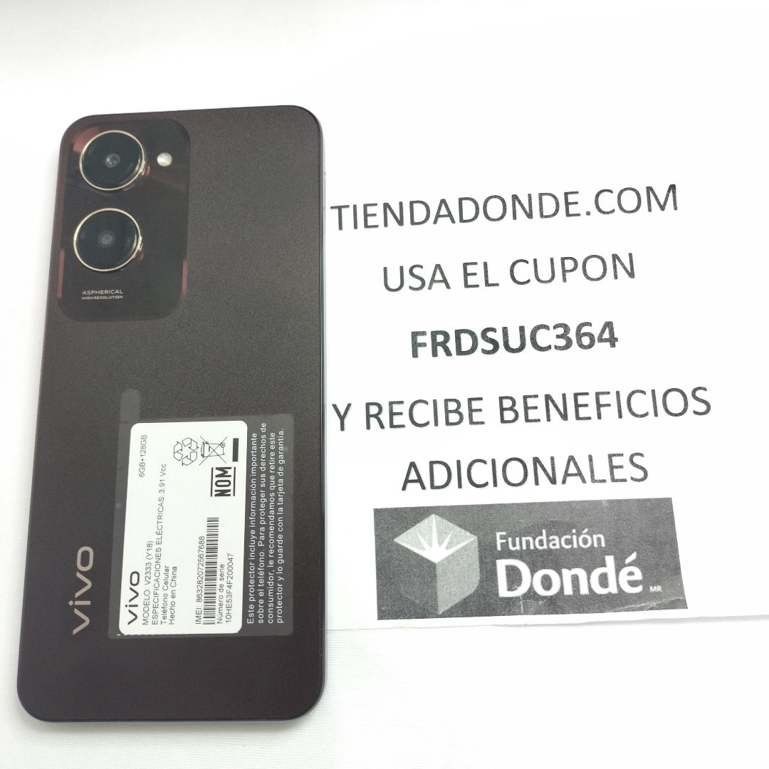 CELULAR VIVO Y18 V2333 128 GB 6 GB (SEMINUEVO)