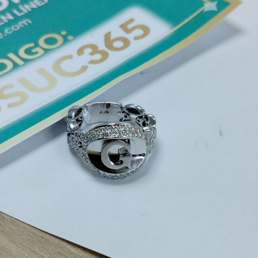 ANILLITO ORO,ORO BLANCO 14 K 7,50 GRMS (SEMINUEVO)