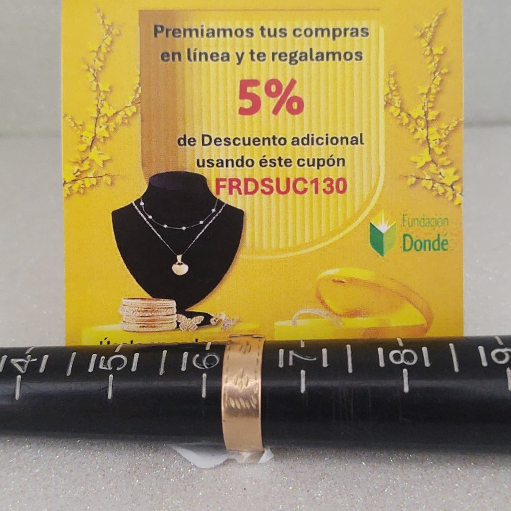 ARGOLLA ORO 10 K 2.4 GRMS (SEMINUEVO)