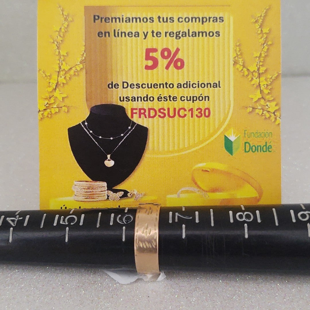 ARGOLLA ORO 10 K 2.4 GRMS (SEMINUEVO)