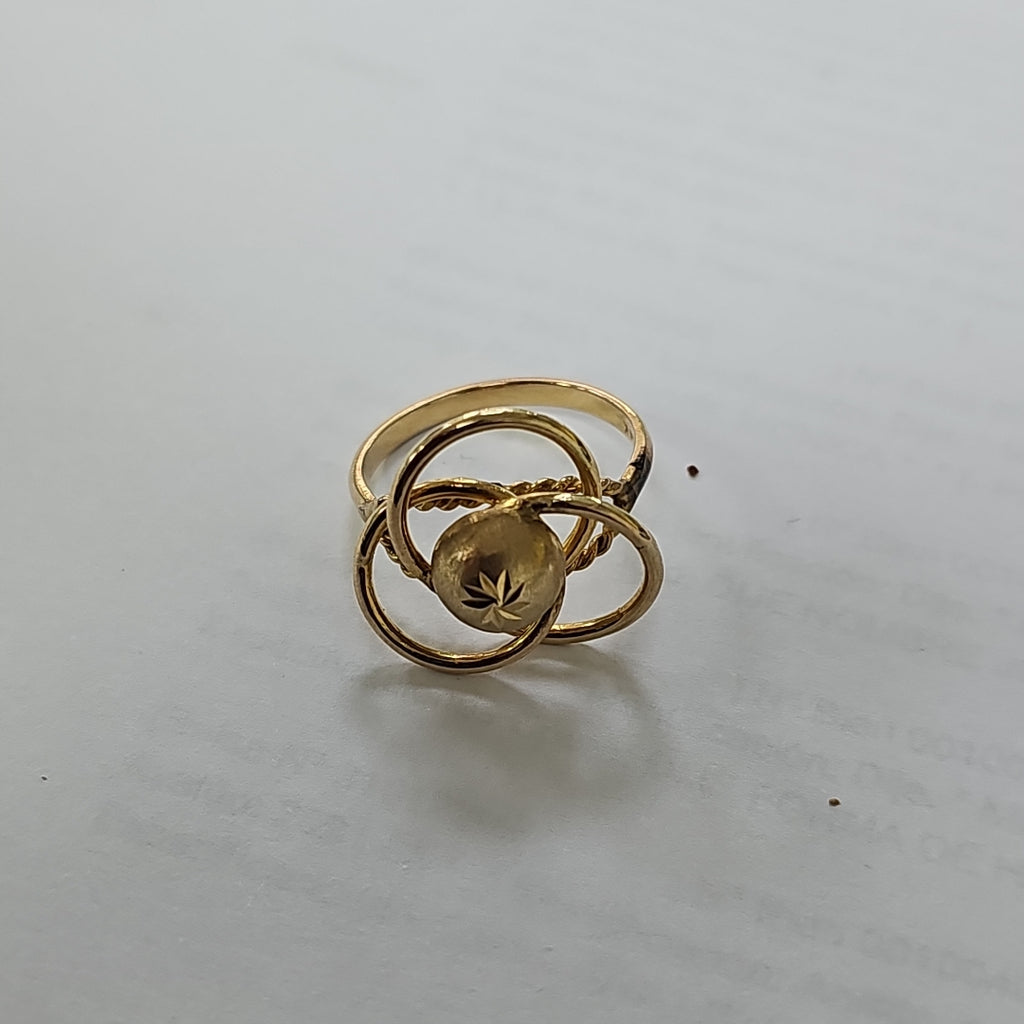 ANILLO ORO 14 K 3.5 GRMS (SEMINUEVO)