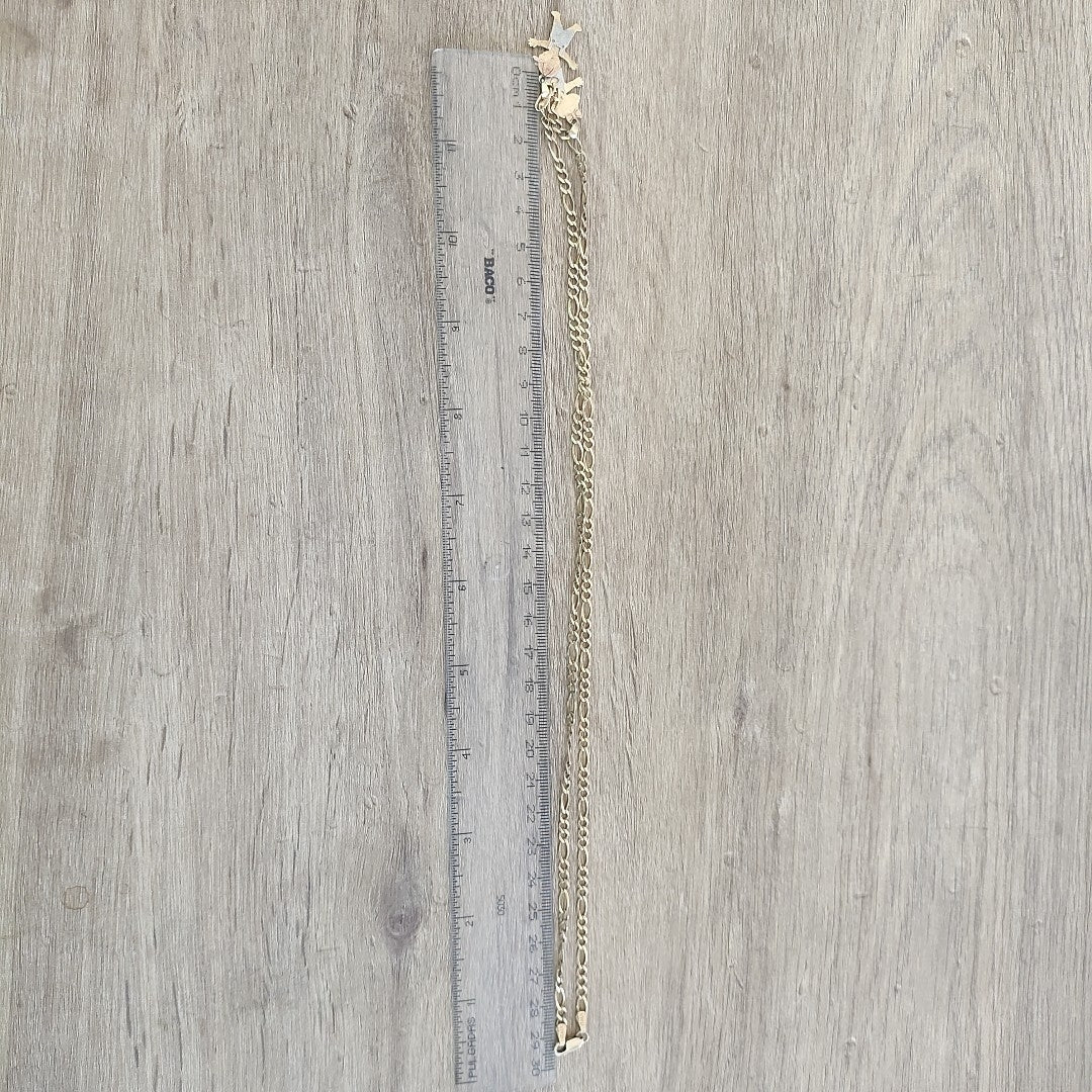 CADENA, DIJE ORO 14 K 7.5 GRMS (SEMINUEVO)