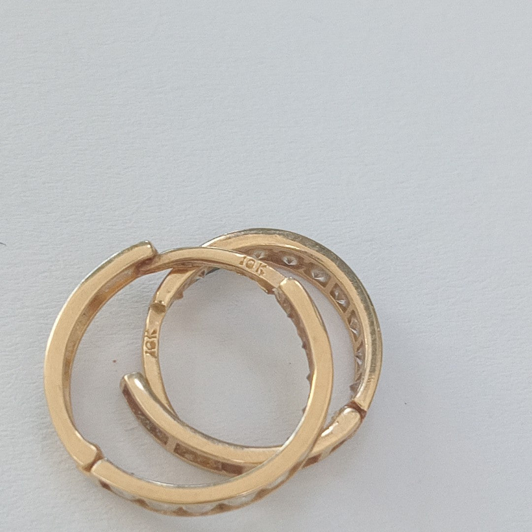 ARRACADAS PAR ORO 10 K 1.6 GRMS (SEMINUEVO)