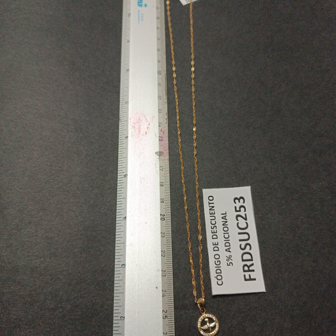 CADENA, DIJE ORO 10 K 2.3 GRMS (SEMINUEVO)