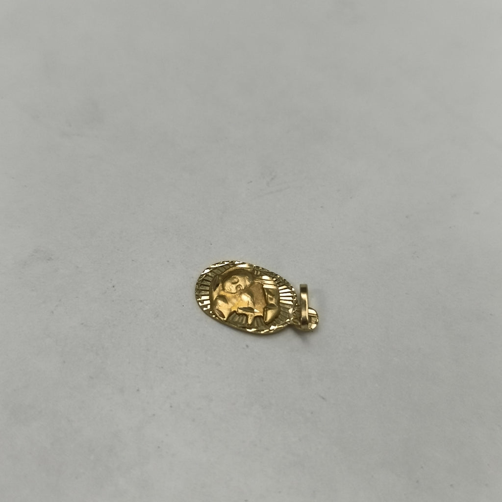 MEDALLA RELIGIOSA ORO 14 K 0,80 GRMS (SEMINUEVO)