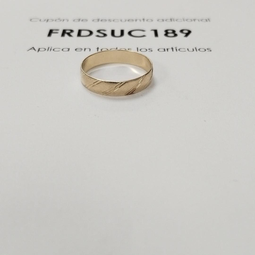 ARGOLLA ORO 14 K 1.5 GRMS (SEMINUEVO)