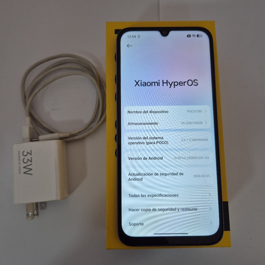 CELULAR XIAOMI POCO C85 25078PC3EG (2025) 256 GB 8 GB RAM (SEMINUEVO)