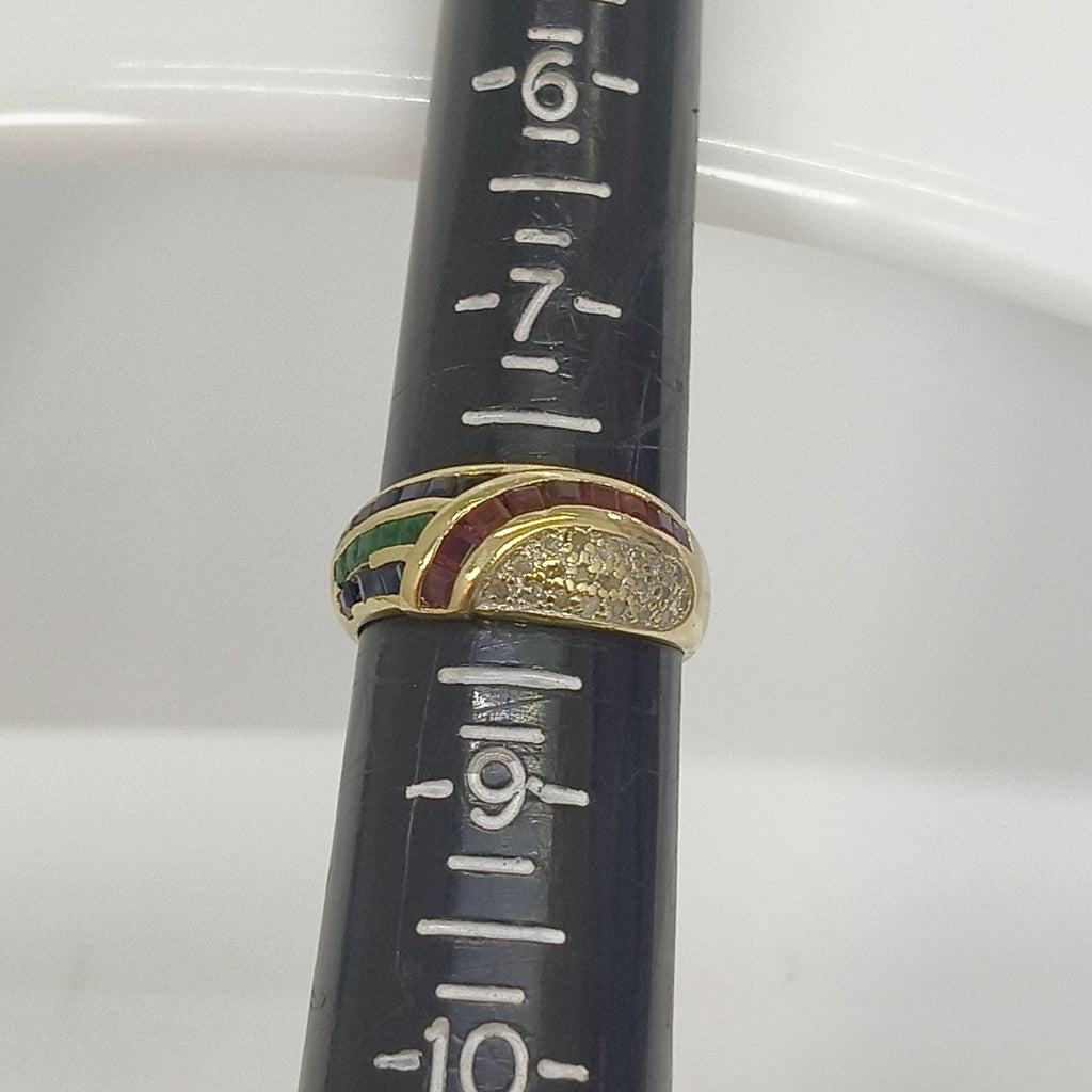 ANILLO ORO 14 K 4.3 GRMS (SEMINUEVO)