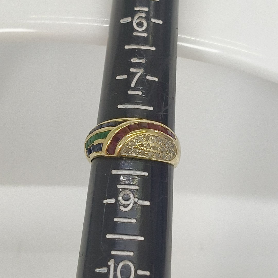 ANILLO ORO 14 K 4.3 GRMS (SEMINUEVO)