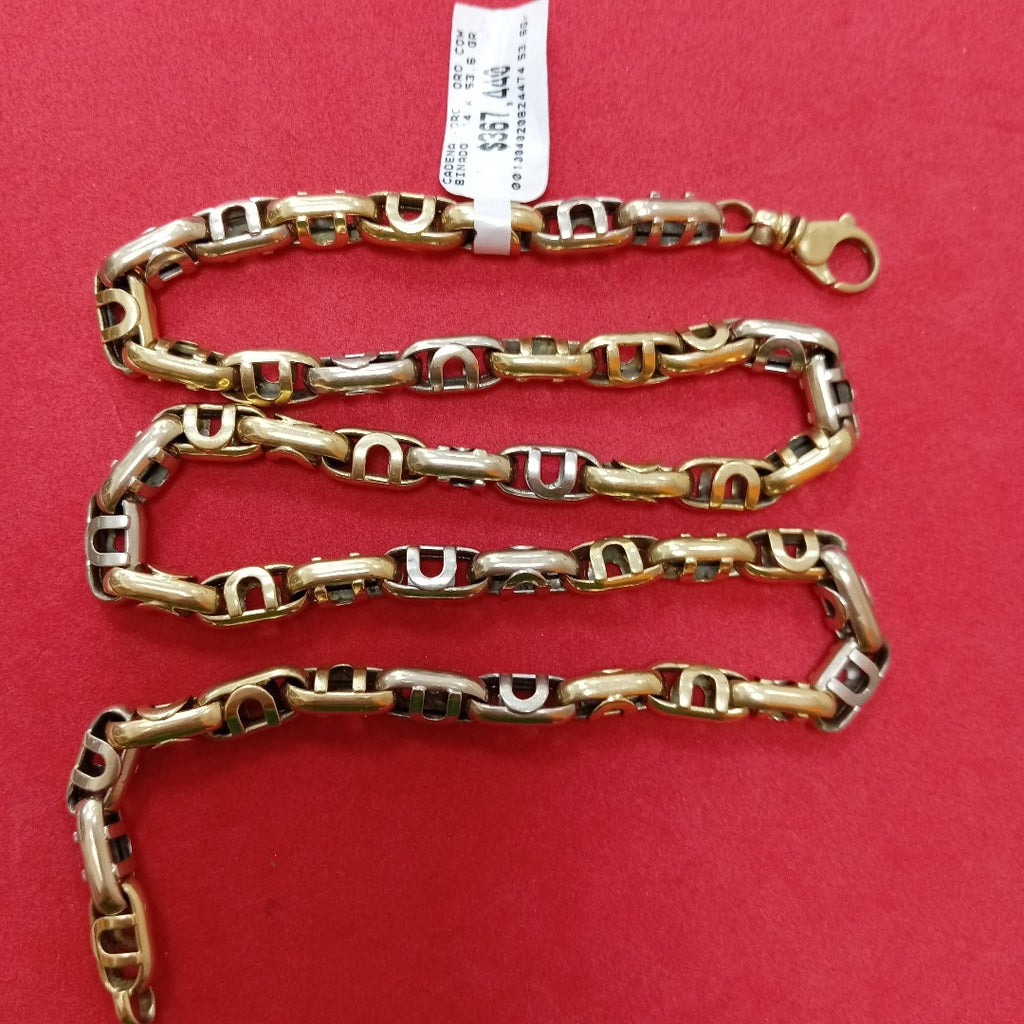 CADENA ORO, ORO COMBINADO 14 K 53.6 GRMS (SEMINUEVO)