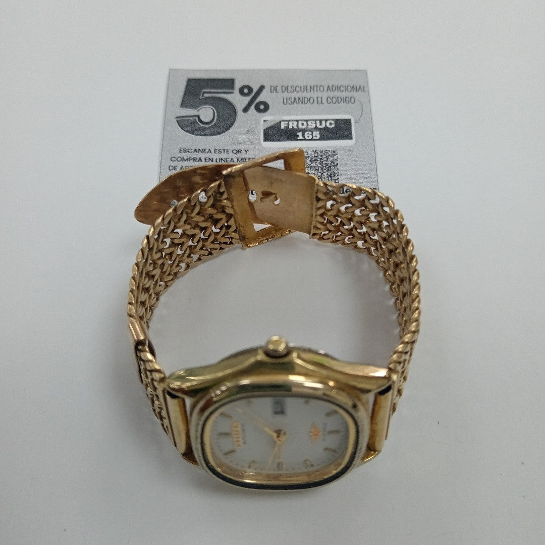 RELOJ CAJA Y PULSO ORO ORO 10 K 81.8 GRMS (SEMINUEVO)