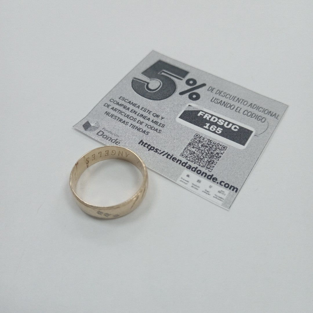 ARGOLLA ORO 14 K 4.2 GRMS (SEMINUEVO)
