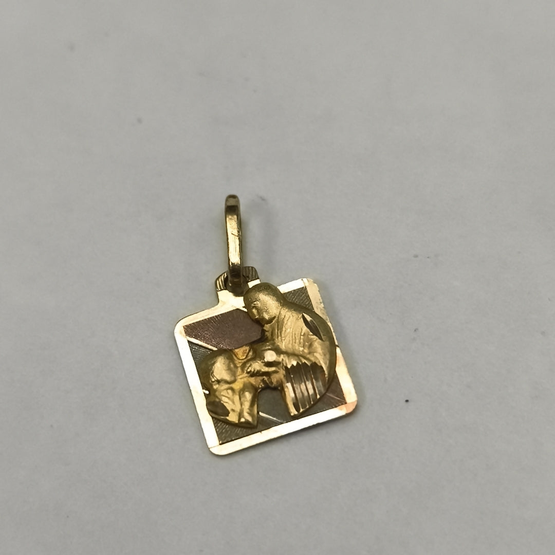 MEDALLA RELIGIOSA ORO 10 K 0,70 GRMS (SEMINUEVO)
