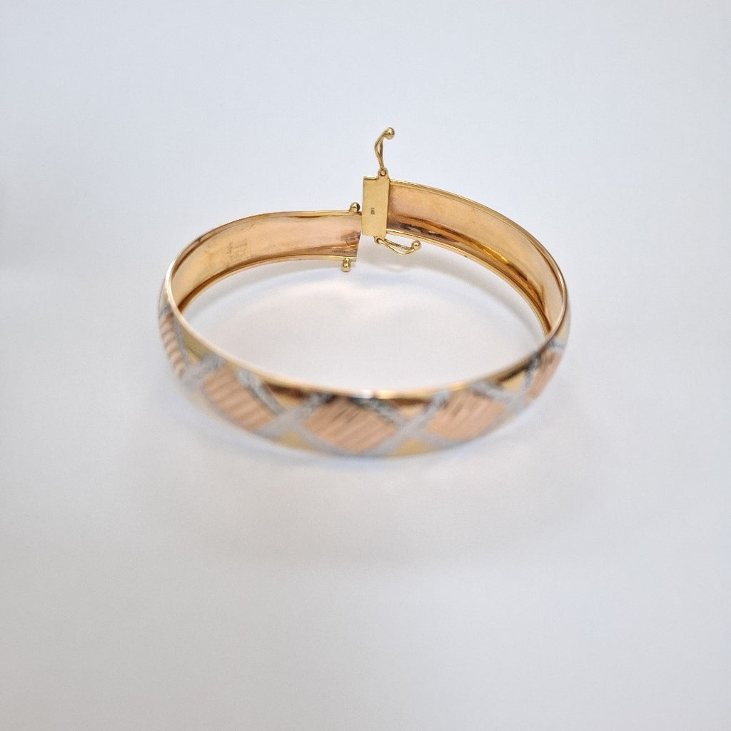 PULSERA RIGIDA ORO 14 K 11,50 GRMS (SEMINUEVO)