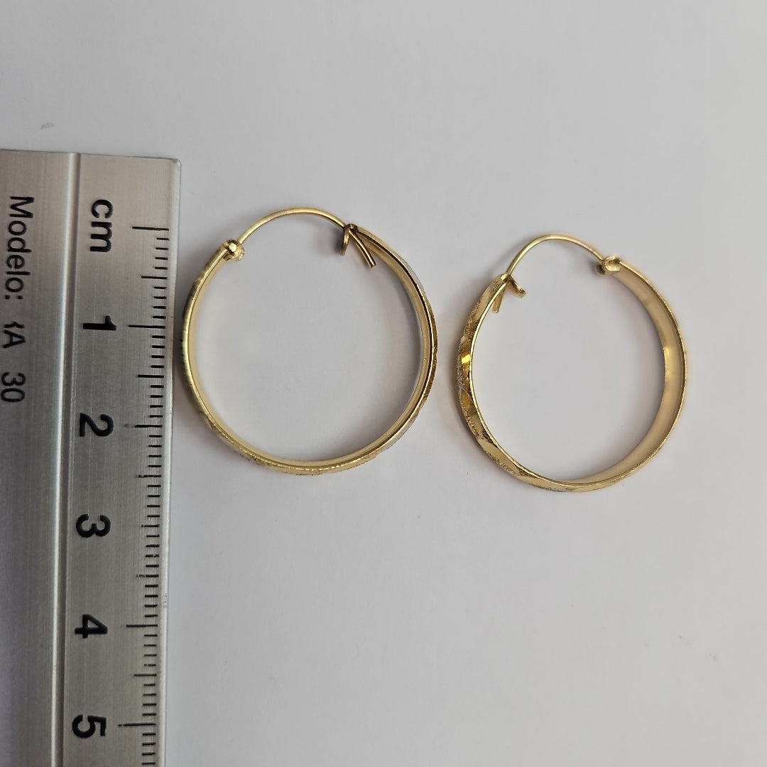 ARRACADAS PAR ORO 14 K 4.2 GRMS (SEMINUEVO)