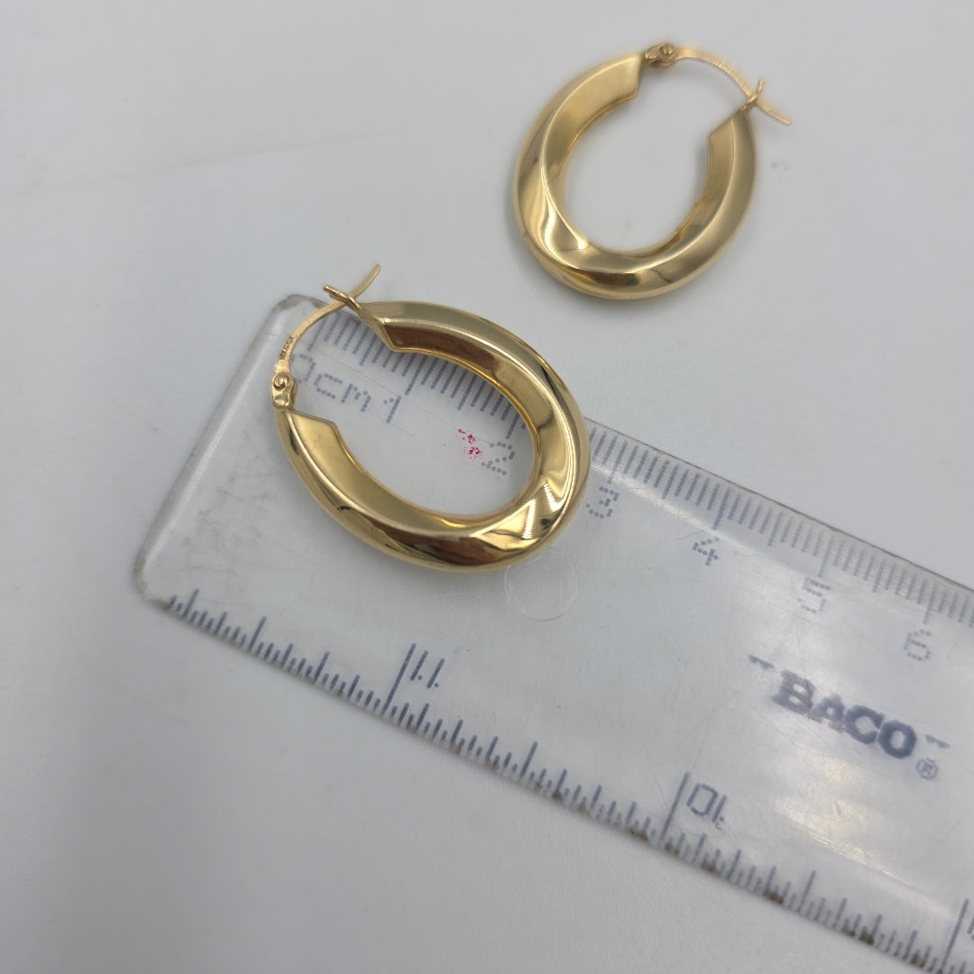 ARRACADAS PAR ORO 14 K 2.9 GRMS (SEMINUEVO)