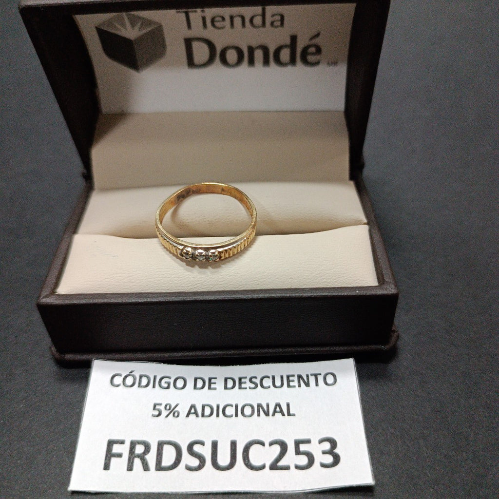 ANILLITO ORO 10 K 2,50 GRMS (SEMINUEVO)
