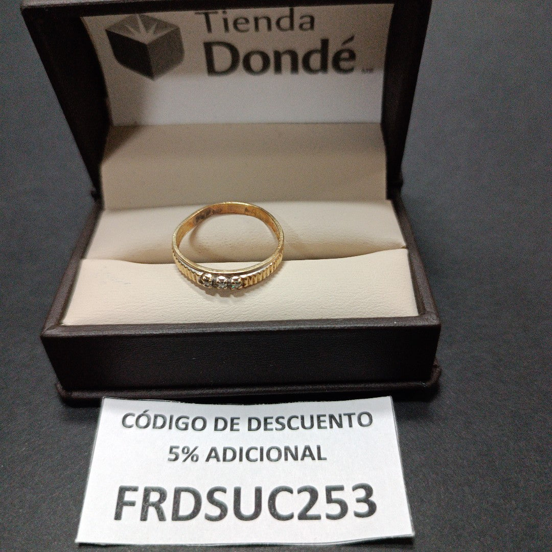 ANILLITO ORO 10 K 2,50 GRMS (SEMINUEVO)