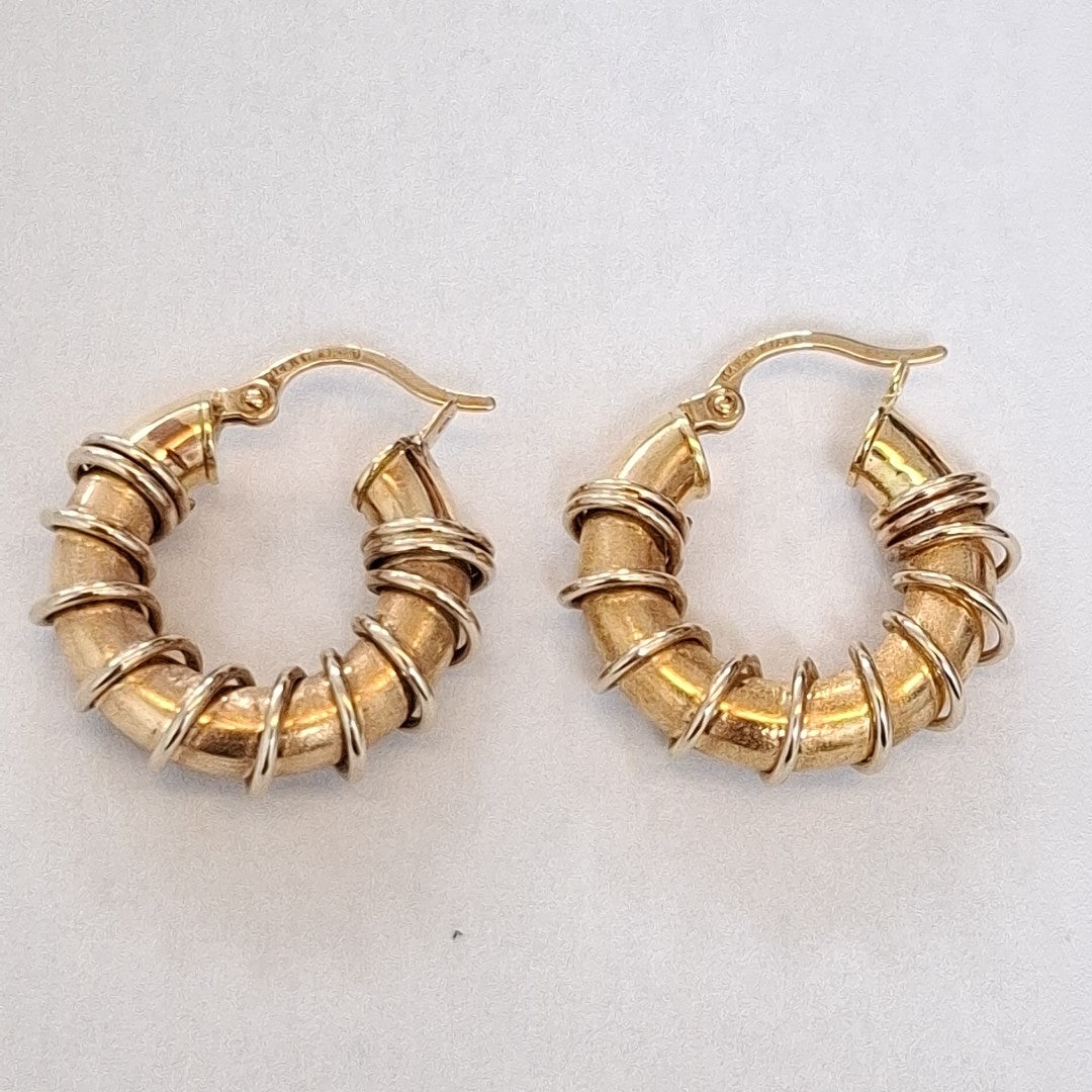 ARRACADAS PAR ORO 14 K 4,50 GRMS (SEMINUEVO)