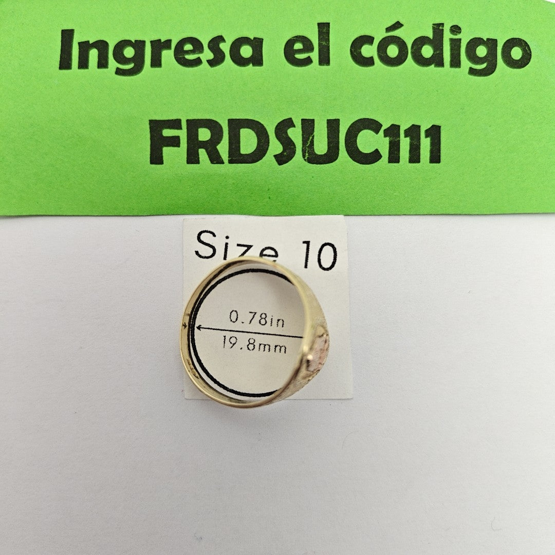 ANILLITO ORO COMBINADO 14 K 3,90 GRMS (SEMINUEVO)