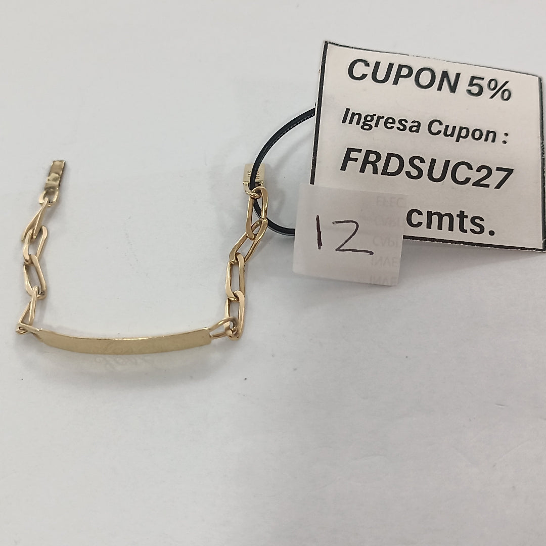 ESCLAVA ORO 14 K 4,50 GRMS (SEMINUEVO)