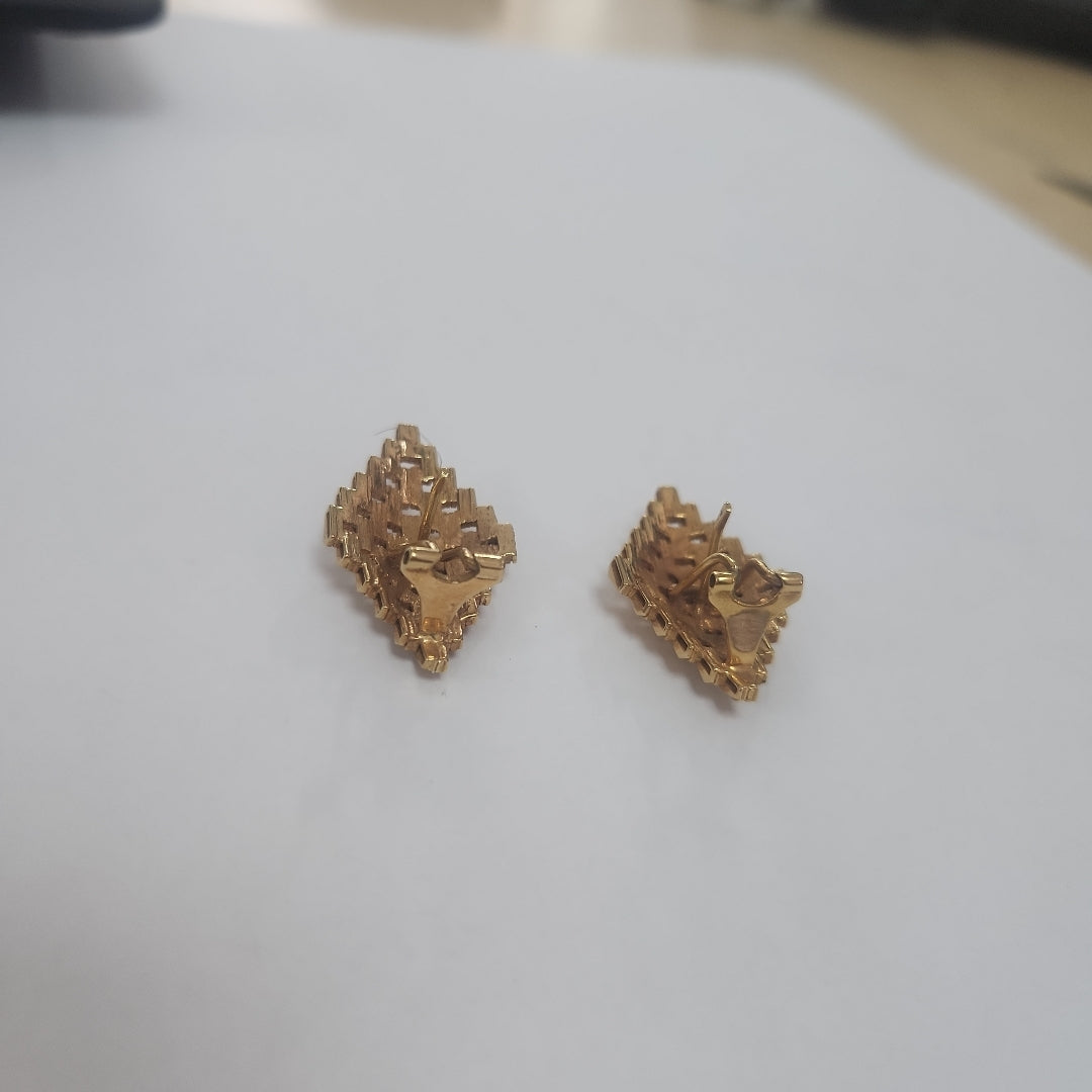 ARETES PAR ORO 18 K 11,20 GRMS (SEMINUEVO)