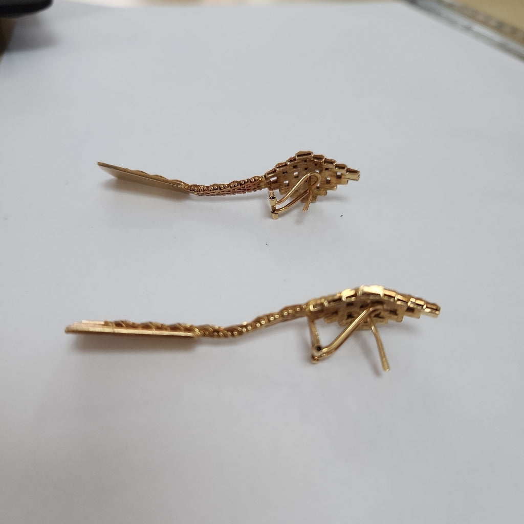 ARETES PAR ORO 16K 16,30 GRMS (SEMINUEVO)