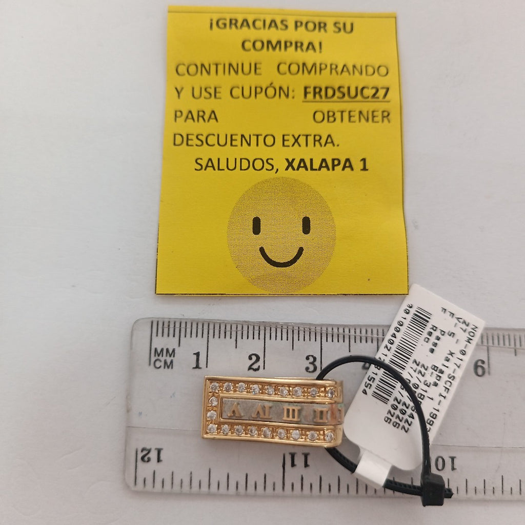 DIJE ORO, RODIADO 14 K 5.4 GRMS (SEMINUEVO)