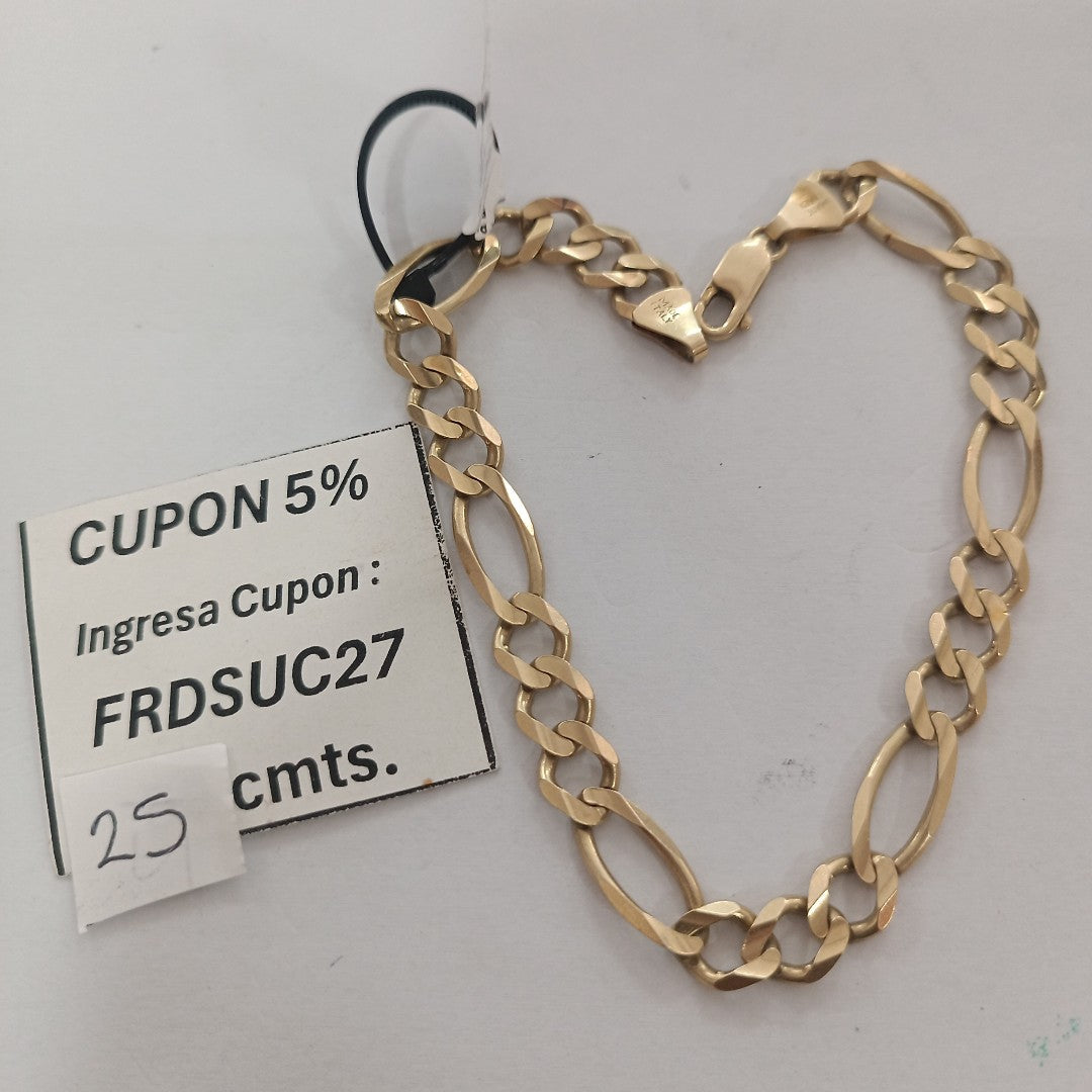 PULSERA ORO 14 K 16.4 GRMS (SEMINUEVO)