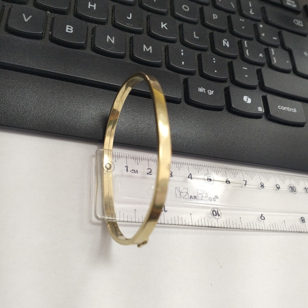 PULSERA RIGIDA ORO 14 K 6.6 GRMS (SEMINUEVO)