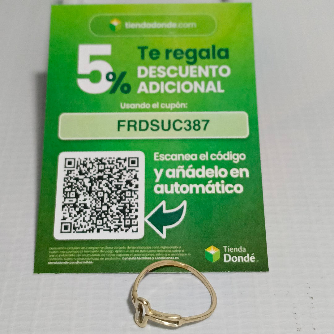 ANILLITO ORO 14 K 0.7 GRMS (SEMINUEVO)